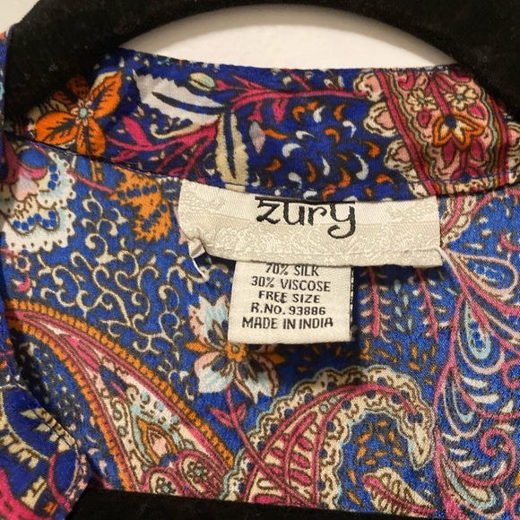 Zury Floral Paisley Mini Dress - Multicolor - Picture 3 of 6